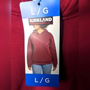 L: Kirkland Signature women's large hoodie